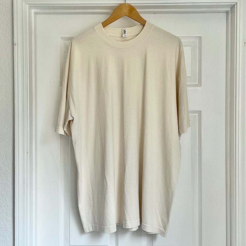 Los Angeles Apparel Oversized 2XL Crewneck in Creme